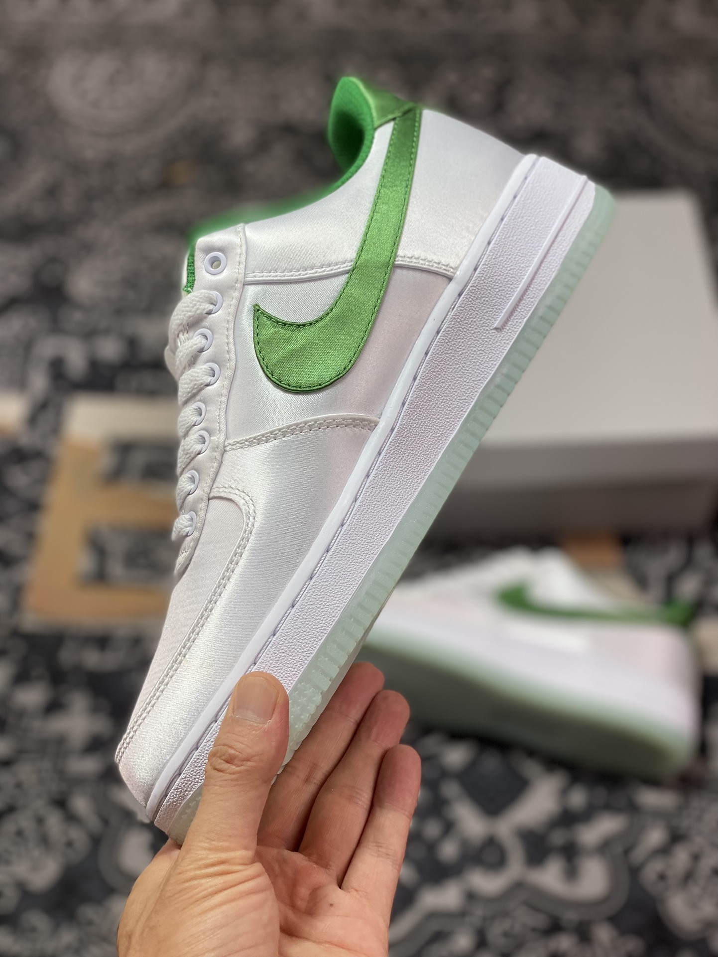 Air Force 1 '07 Low Silk White Green DX6541-101