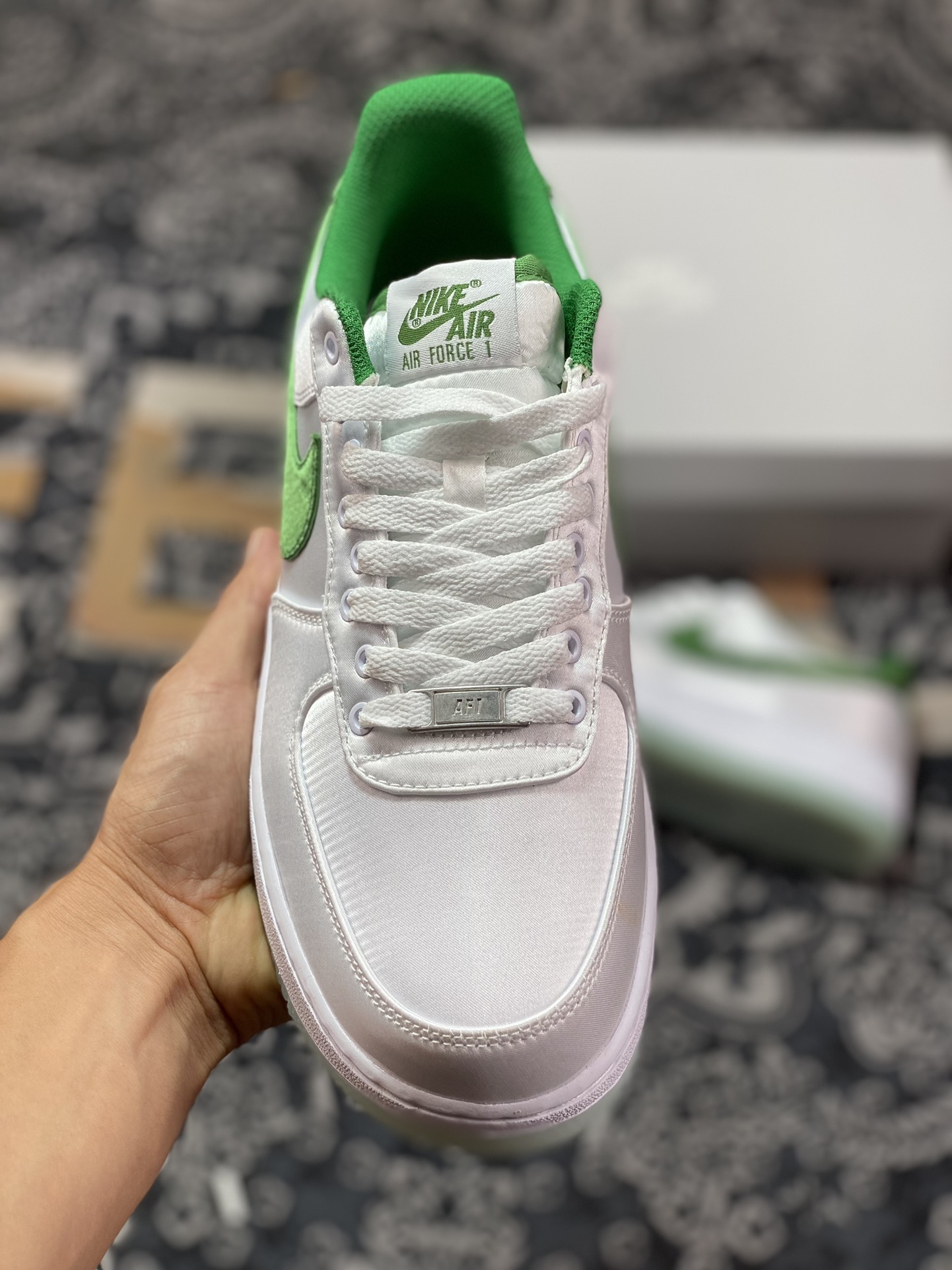 Air Force 1 '07 Low Silk White Green DX6541-101