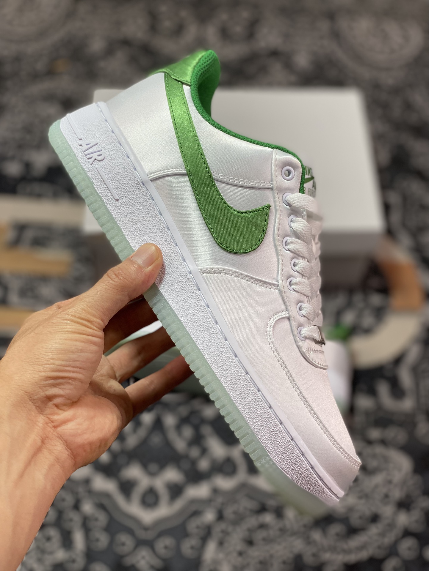 Air Force 1 '07 Low Silk White Green DX6541-101