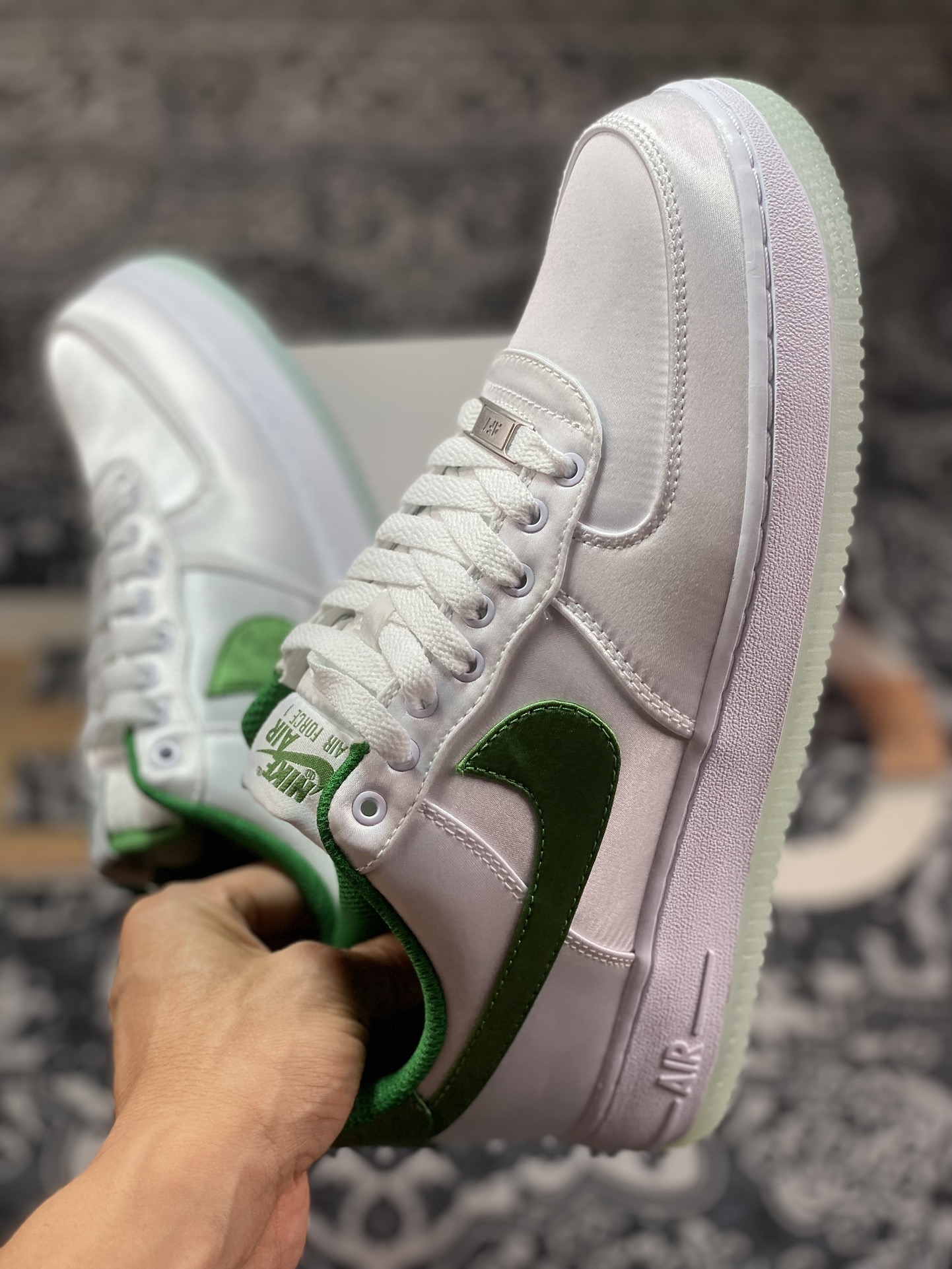 Air Force 1 '07 Low Silk White Green DX6541-101