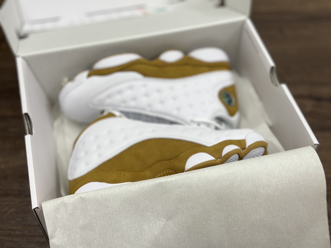 Air Jordan 13 AJ13系列 白黄 男子文化篮球鞋 414517-171