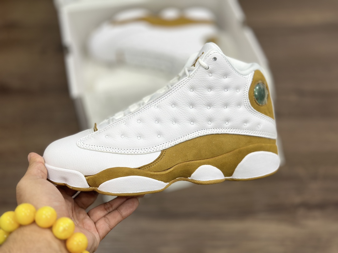 Air Jordan 13 AJ13系列 白黄 男子文化篮球鞋 414517-171