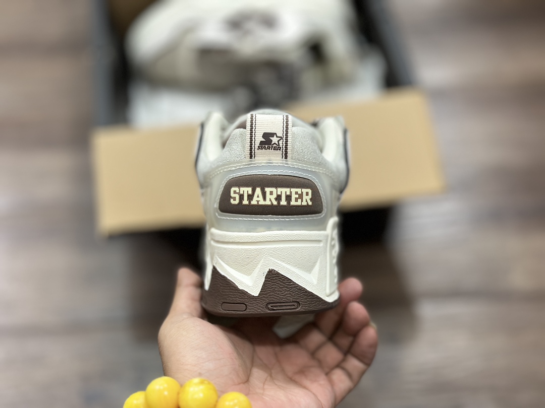 STARTER VOL2 Sound Wave II Star Bread Shoes Retro Thick-soled Height-enhancing Low-top Sneakers