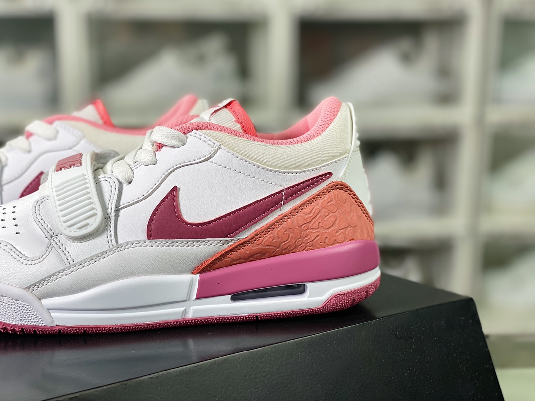 Air Jordan Legacy 312 Low GS ”Desert Berry” Jordan's most basketball shoes ”Leather White Jam Pink” FN3407-161