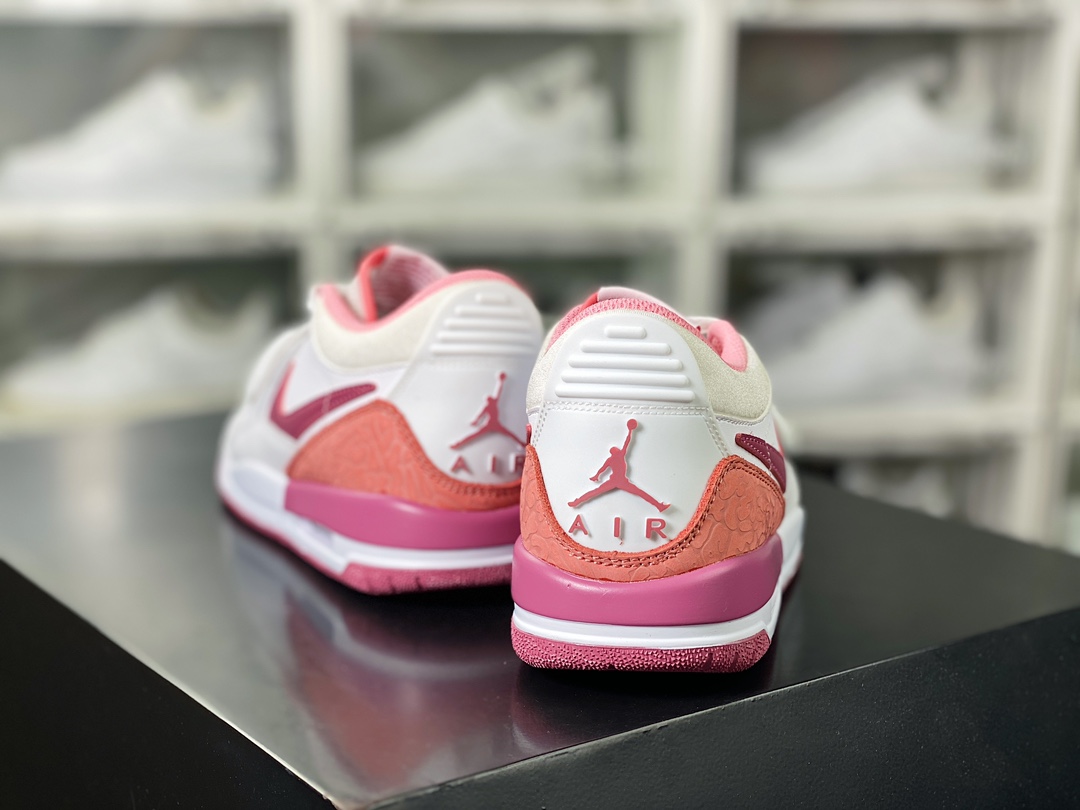 Air Jordan Legacy 312 Low GS ”Desert Berry” Jordan's most basketball shoes ”Leather White Jam Pink” FN3407-161