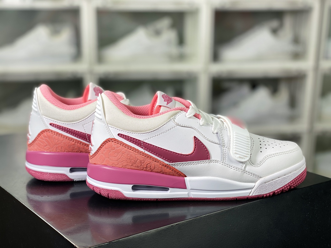 Air Jordan Legacy 312 Low GS ”Desert Berry” Jordan's most basketball shoes ”Leather White Jam Pink” FN3407-161