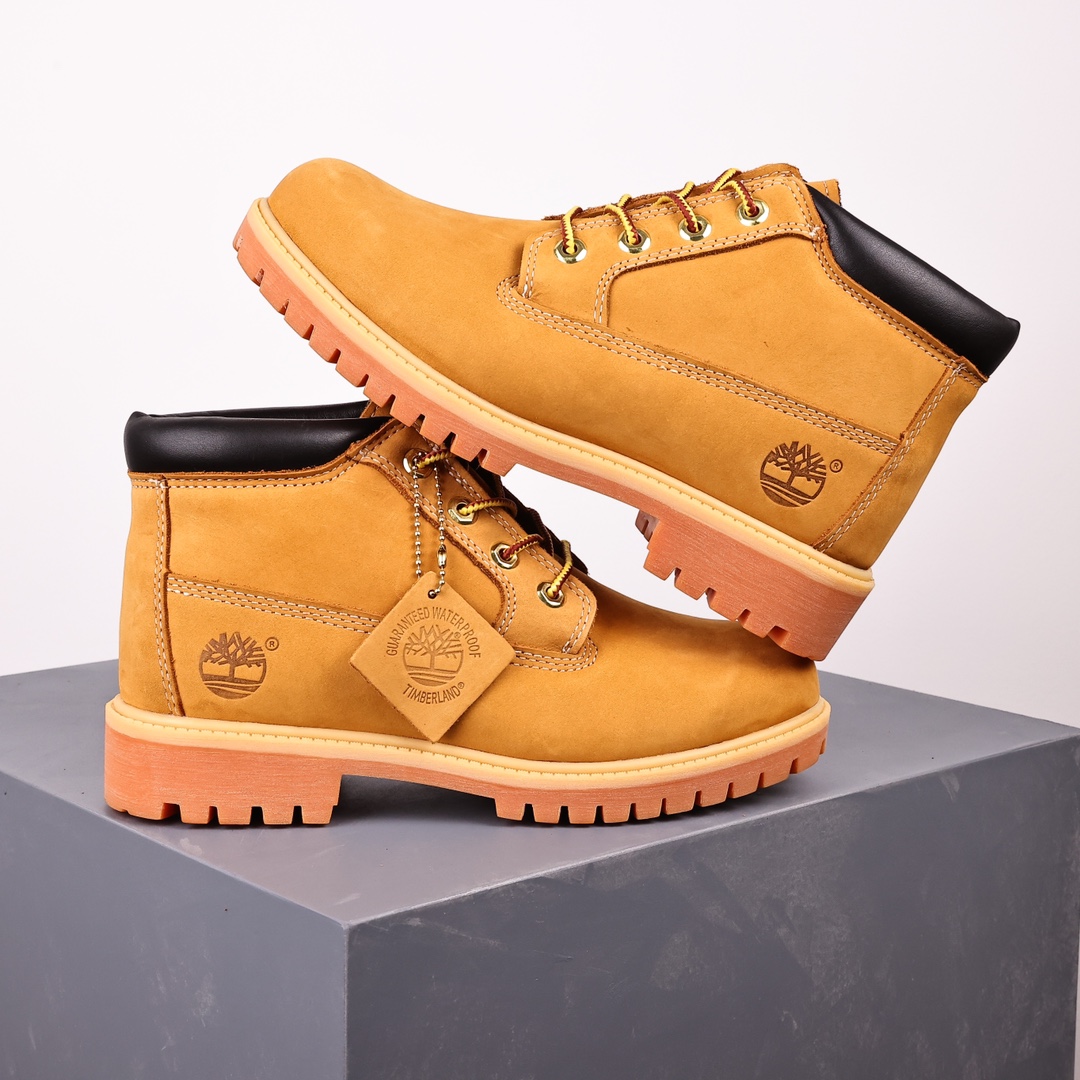 Perspectiva general Timberland Timberland/Classic Mid-top Yellow 23061 Producido por el canal original de Zhongshan Bao…
