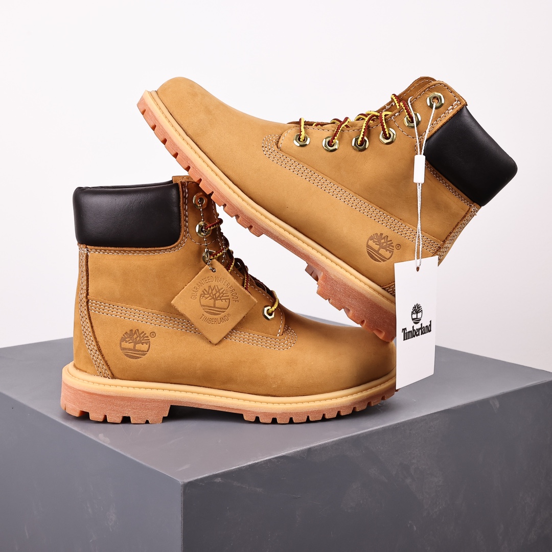Perspectiva general Timberland Timberland/Classic high-top six-hole yellow 10361 Producido por el canal original de Zho…