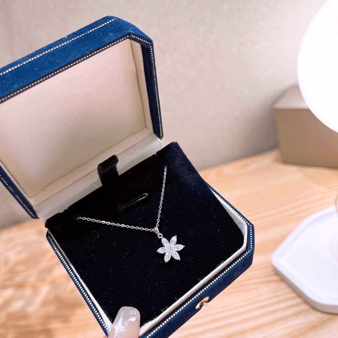 Solid Silver Necklace Sweet Birthday Gold