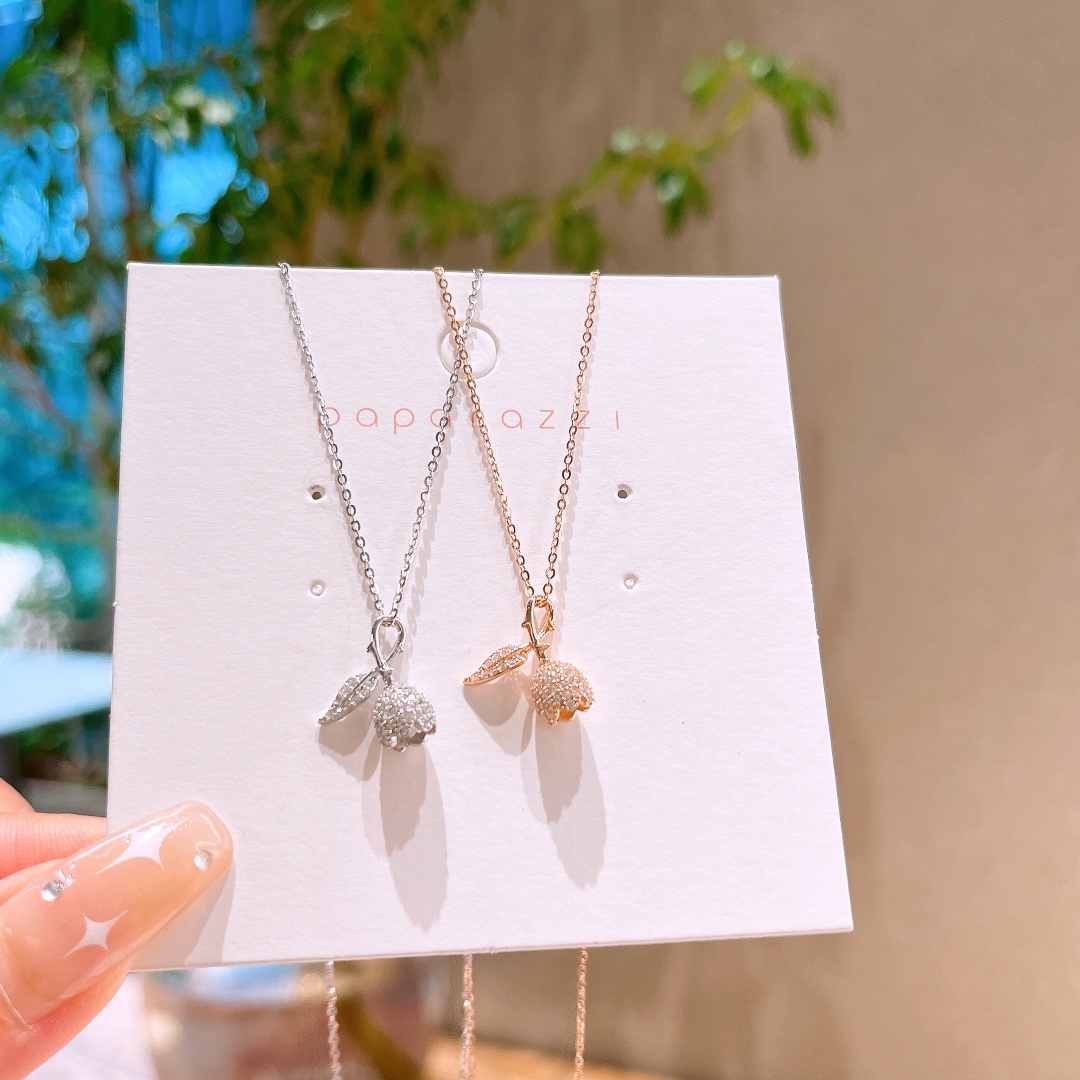 ロマンチック低アレルギー銀ネックレスシルバー 春節