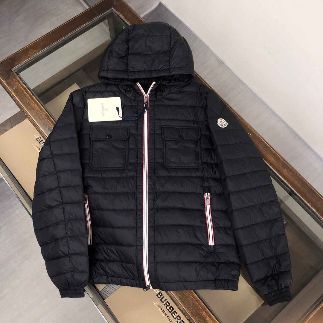 Moncler Clothing Down Jacket Shop Designer
 Black Blue White Men Duck Down Winter Collection Fashion Hooded Top