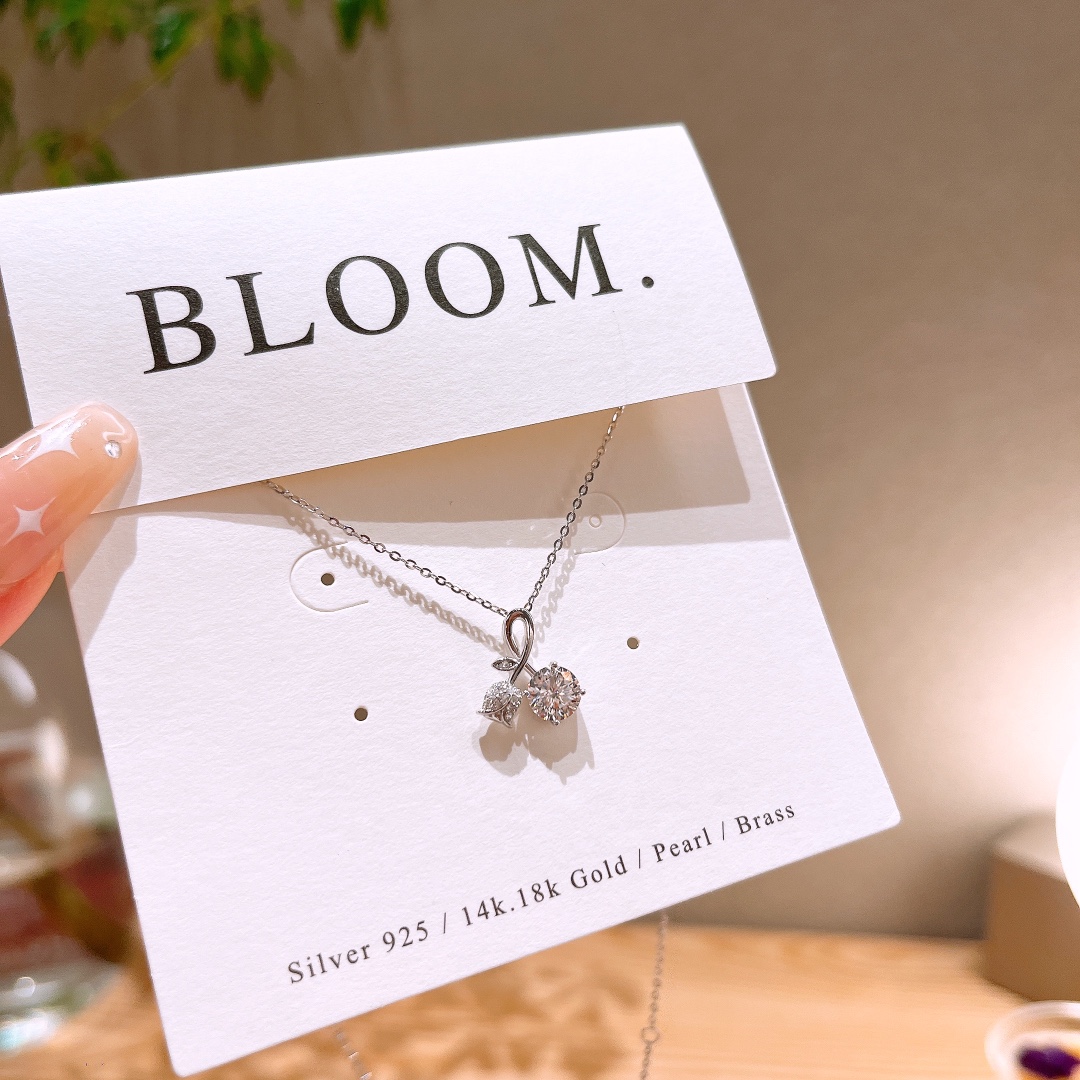 Nickel Free Silver Moissanite Necklace Vintage Date Night Gold