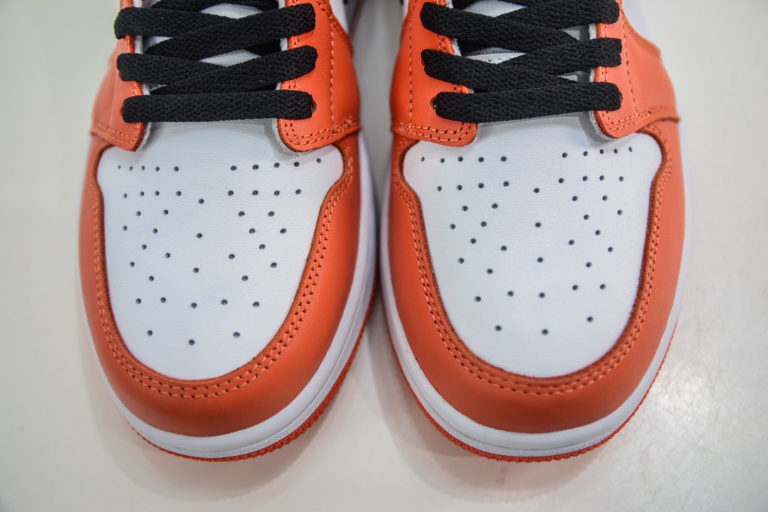 DT pure original Air Jordan AJ1 Low OG white orange foreign trade special supply CZ0775-801