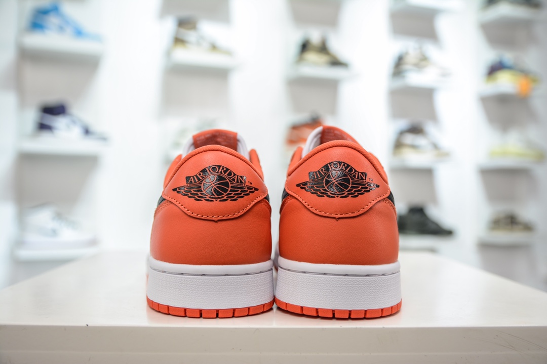 DT pure original Air Jordan AJ1 Low OG white orange foreign trade special supply CZ0775-801