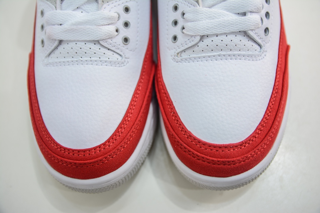 PB pure original Air Jordan 3 Retro Tinker AJ3 white and red color CJ0939-100