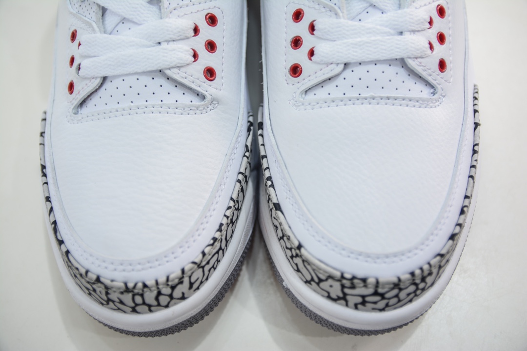 PB pure original Air Jordan 3 JTH Justin Timberlake&Tinker Hatfield AJ3 white burst crack AV6683-160