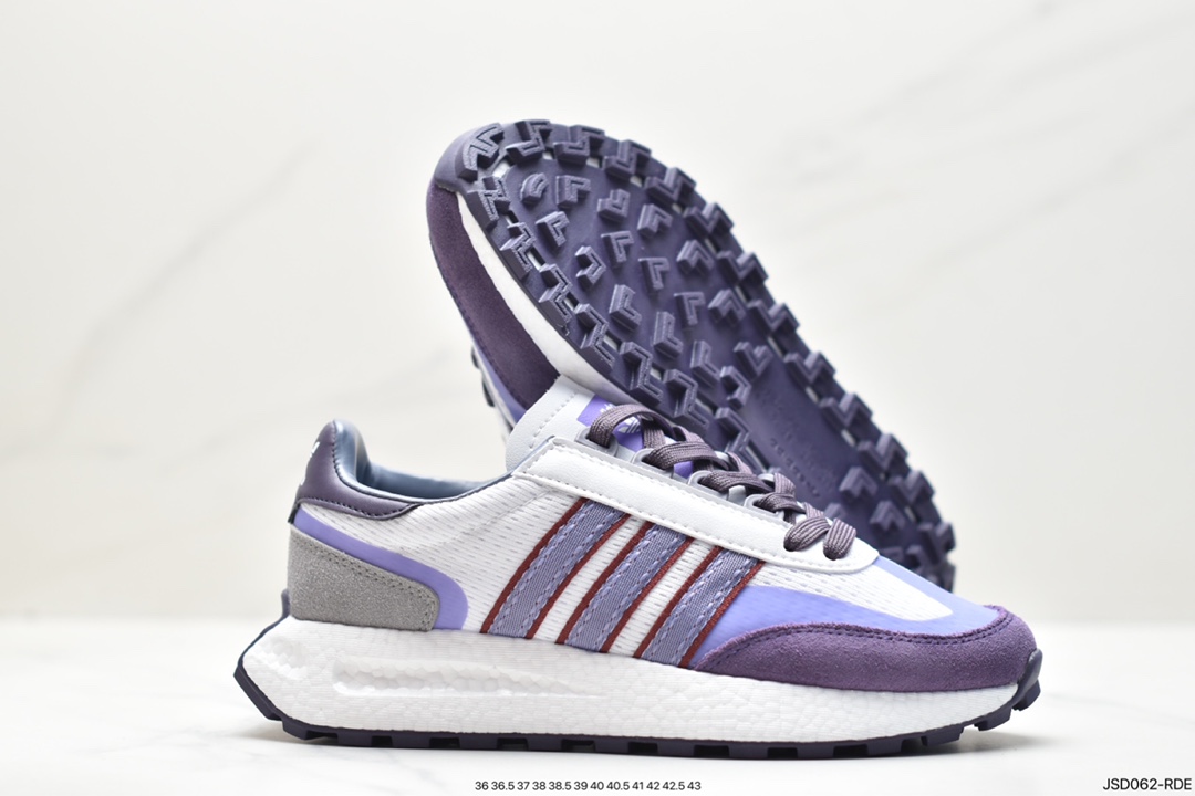 adidas Racing E5 Boost Prototype Speed ??Lightweight Retro Series All-match Breathable Sports Running Shoes IE0492