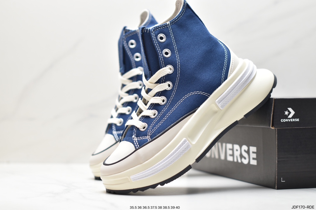 Converse Run Star Legacy 1970 Cx High ”Light Green/Blue/White” Heritage Improvement Series Canvas Shoes