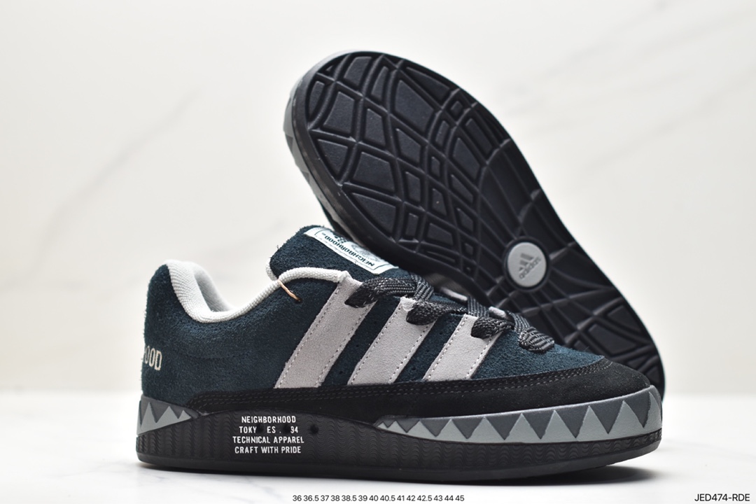 Atmos x Adidas Adimatic Low, a famous Japanese sneaker store, is a low-top retro shark bread casual sports casual skateboard shoe HP6770