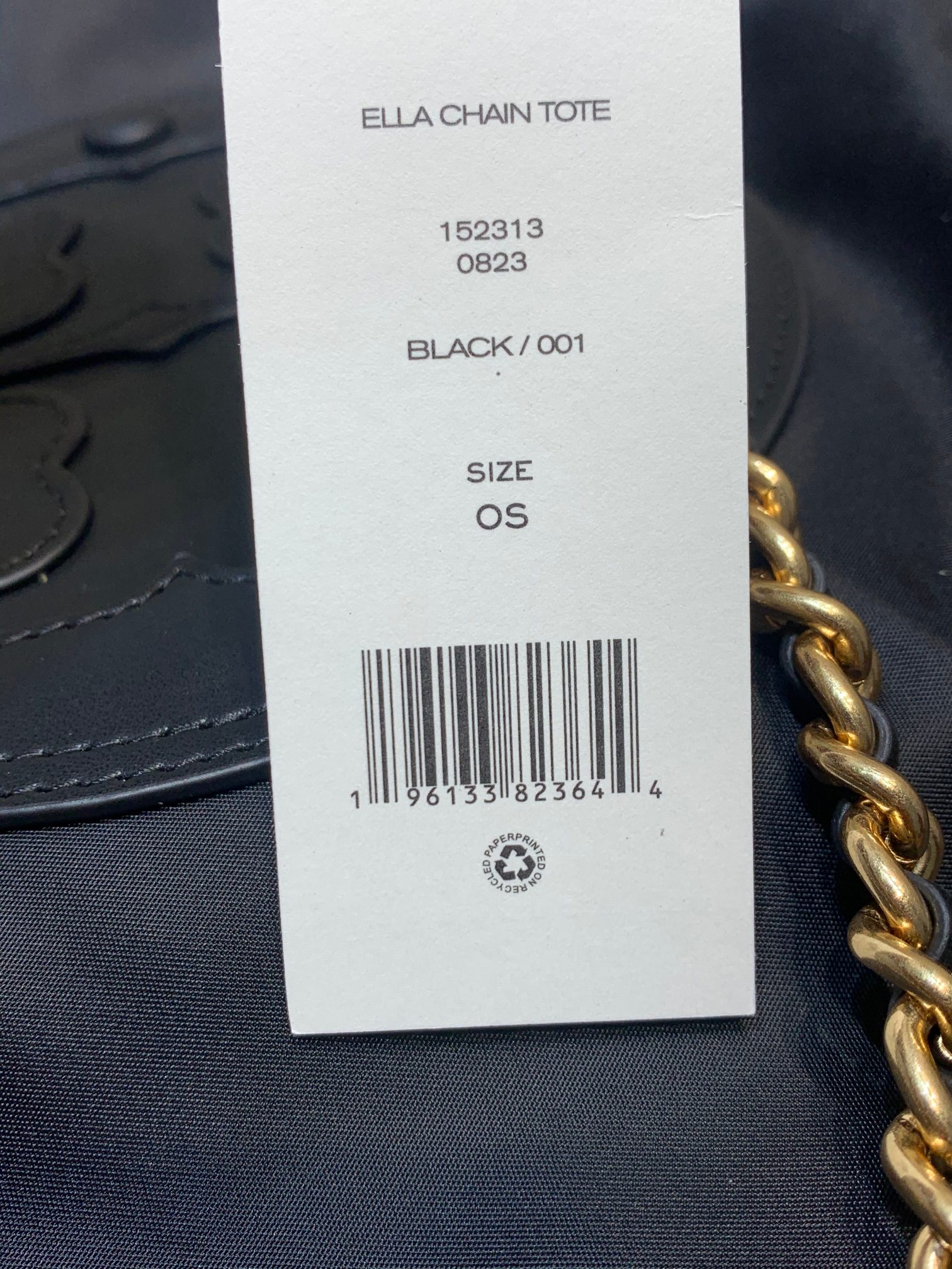 Tory Burch Tolbaki Ella Chain Nylon Laptop Bag with Leather Details. - 图片 9