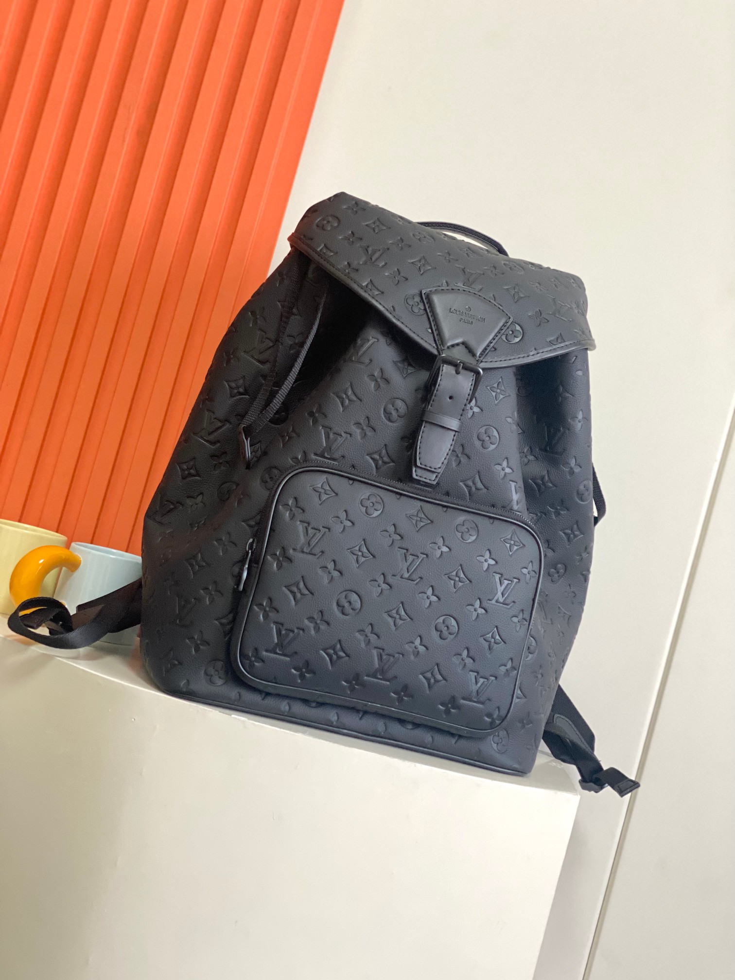 Louis Vuitton LV Montsouris Bags Backpack Taurillon