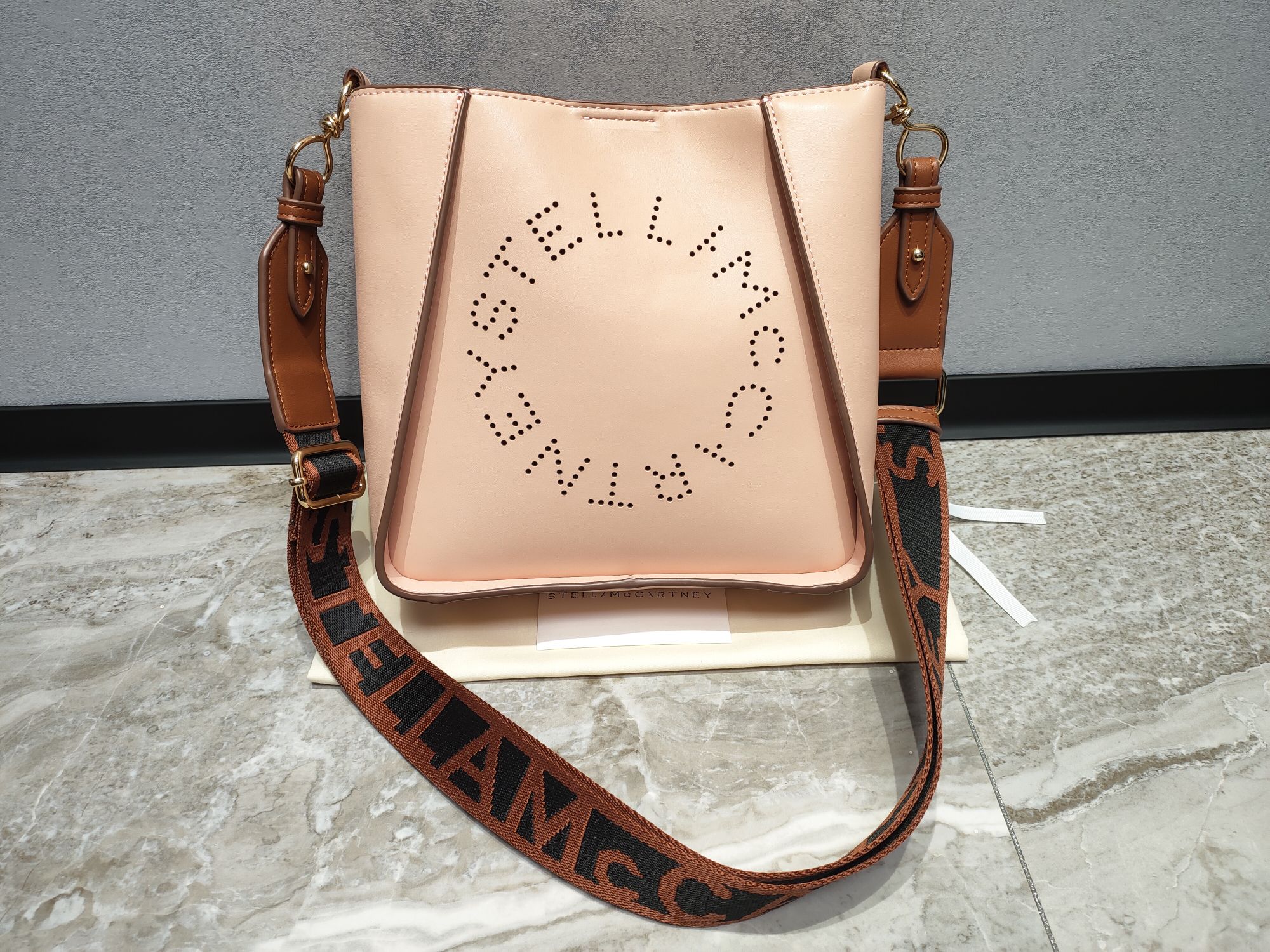 Stella McCartney حقيبة حقيبة الكتف &حقيبة كروس بودي العمل المفتوح موضة