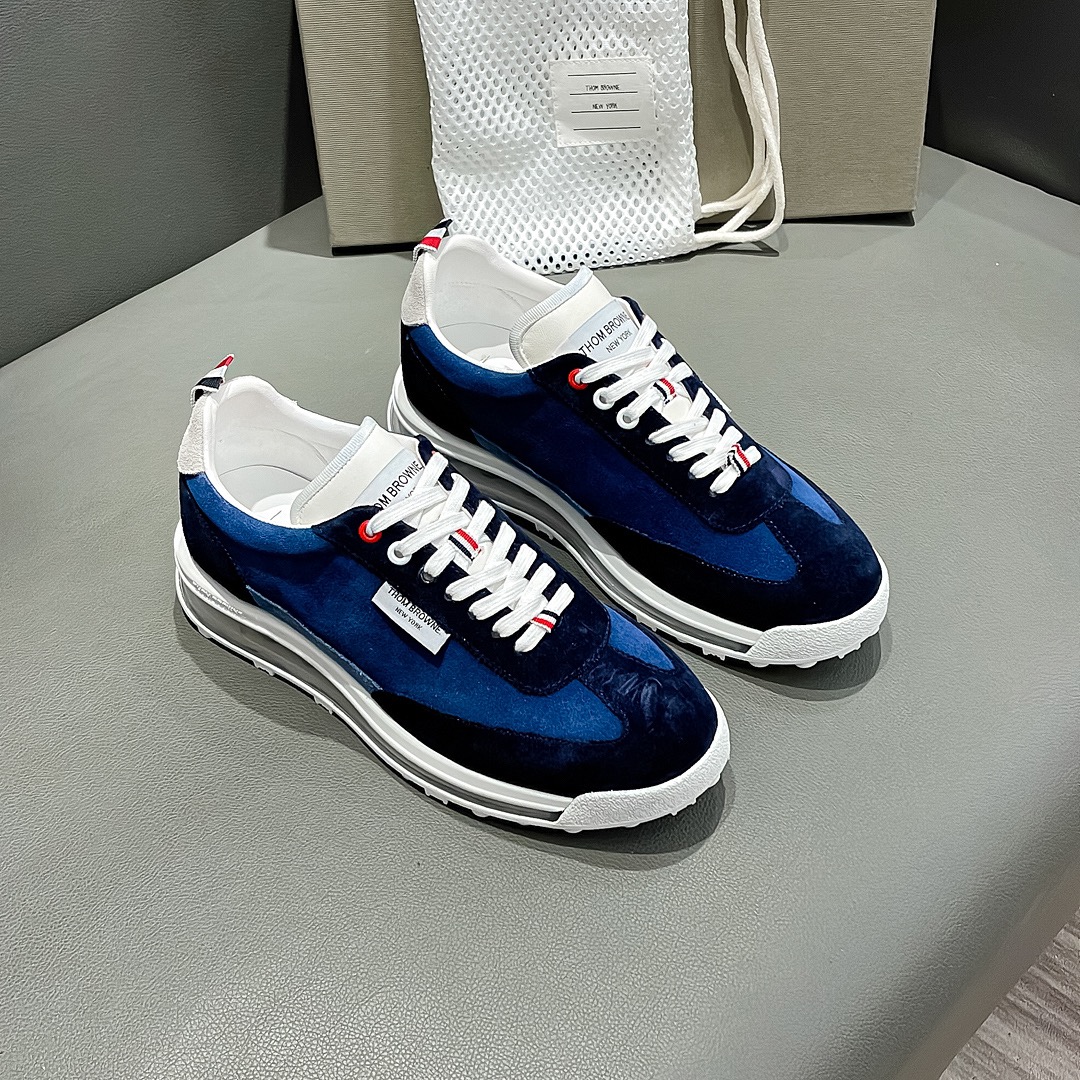 THOM BROWNE Transparent Rubber Sole Sneaker from Early Fall Series in Size 38-44 – P888 - 图片 1