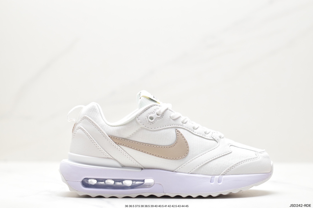 200 NK Air Max Dawn 黎明系列低帮气垫百搭休闲运动慢跑鞋 DX6655-100