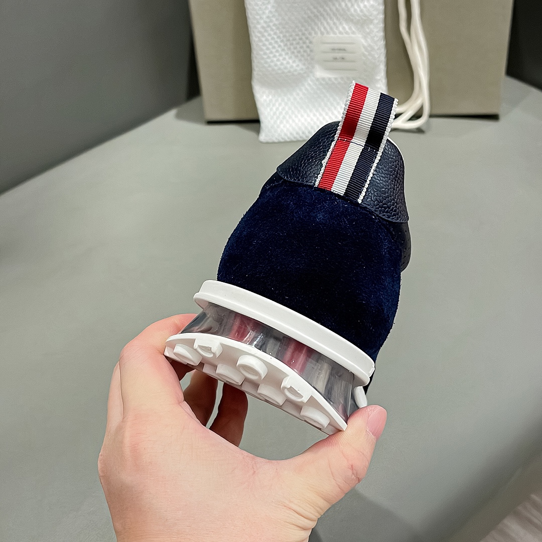 THOM BROWNE Blue Sneaker with White Rubber Soles from Early Autumn Series – Size 38-44 – $936 - 图片 9