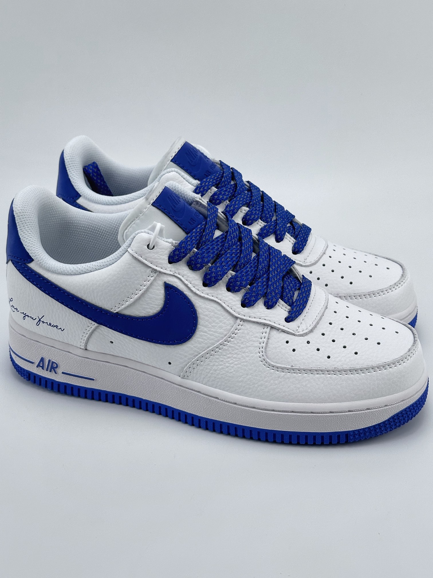 Nike Air Force 1 Low 07 Signature White Royal Blue L01718-057