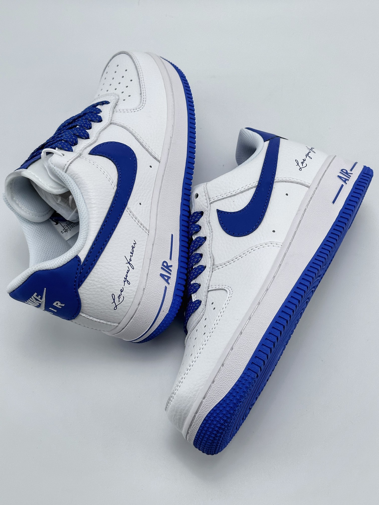 Nike Air Force 1 Low 07 Signature White Royal Blue L01718-057