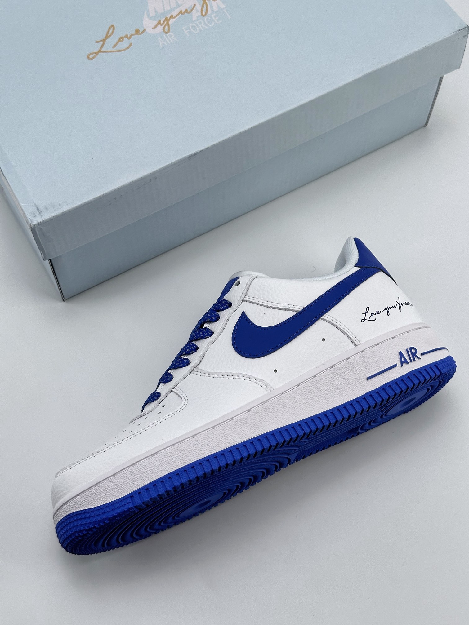 Nike Air Force 1 Low 07 Signature White Royal Blue L01718-057