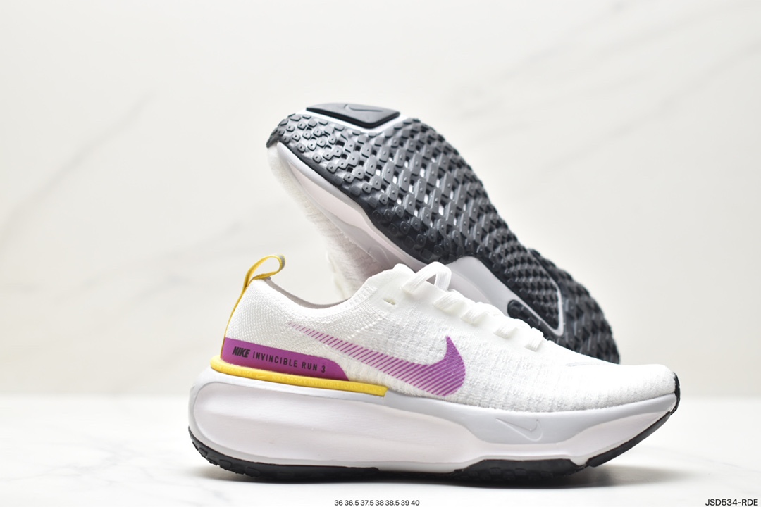 200 耐克NIKE ZOOMX INVINCIBLE RUN FK3 短跑马拉松系带系列轻量休闲运动慢跑鞋 DR2660-101