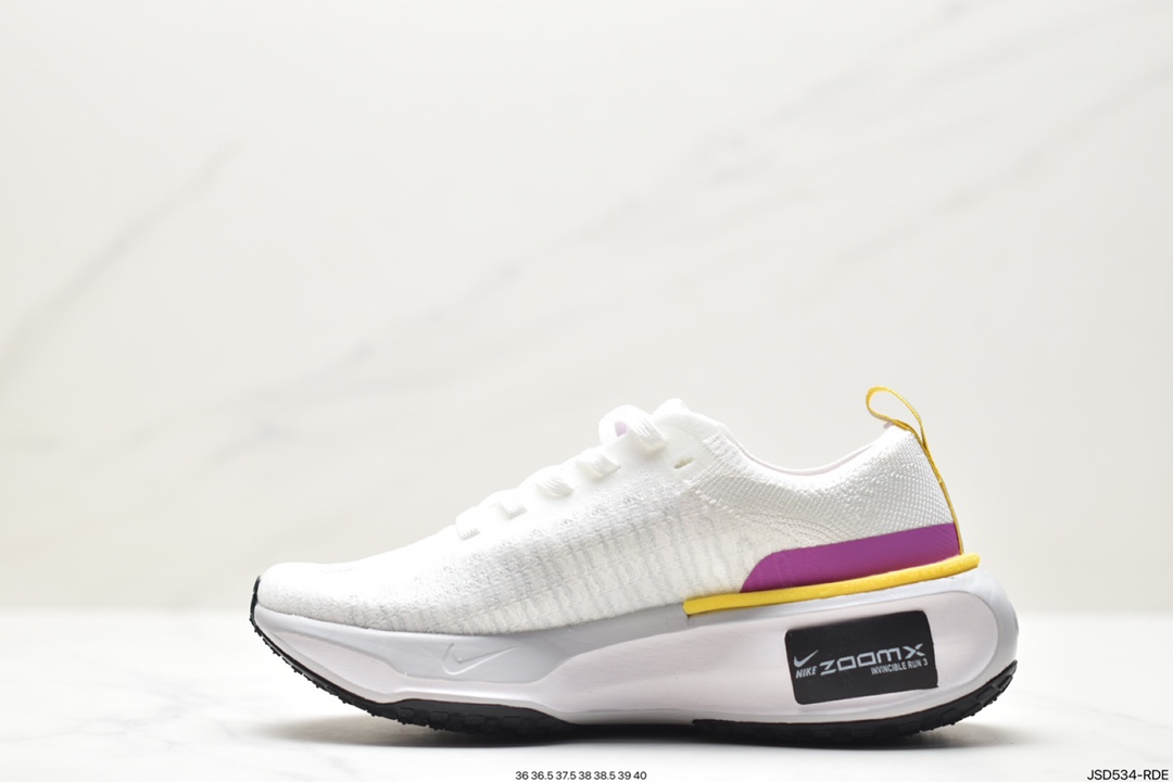 200 耐克NIKE ZOOMX INVINCIBLE RUN FK3 短跑马拉松系带系列轻量休闲运动慢跑鞋 DR2660-101