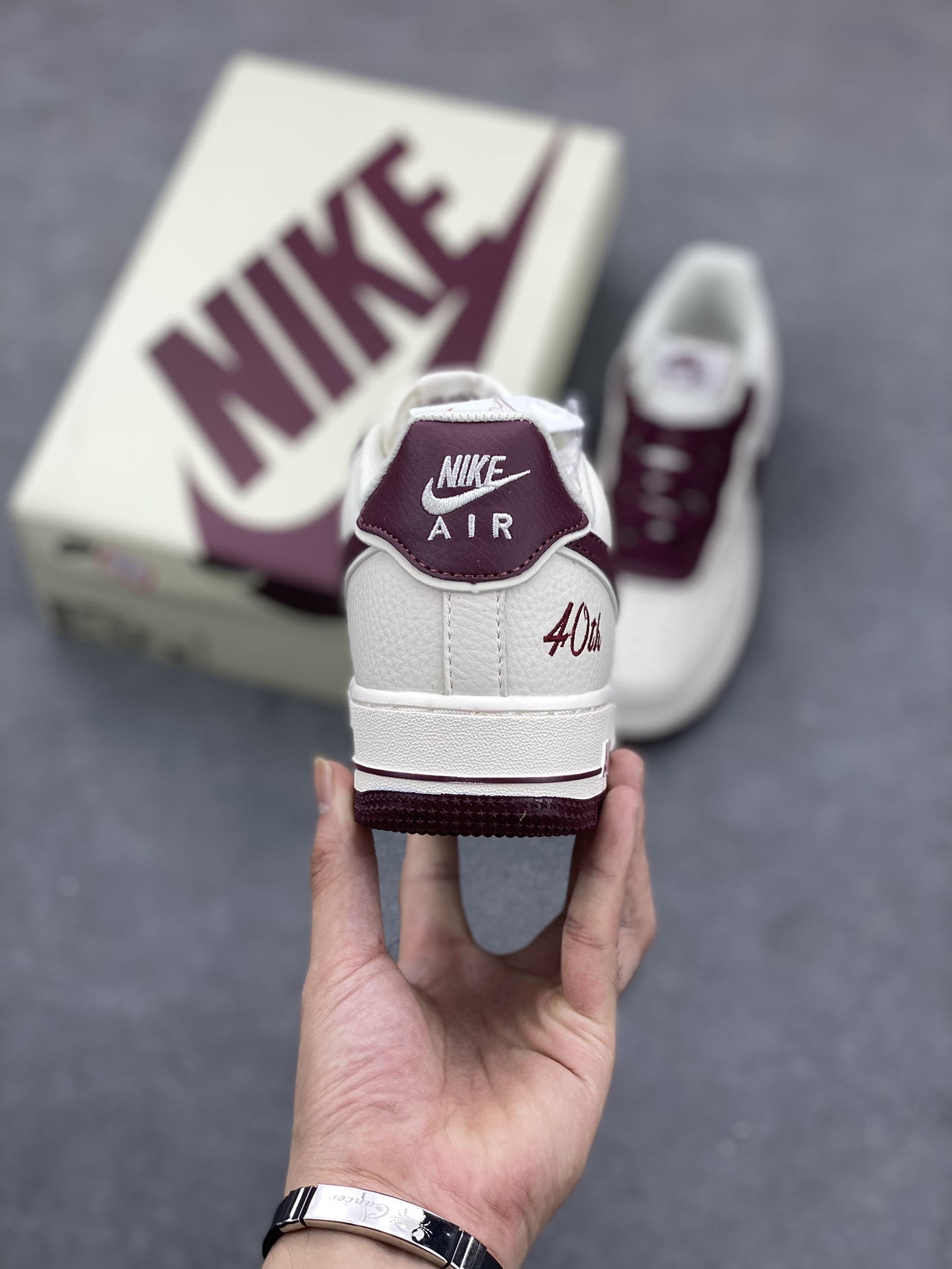Nike Air Force 1 '07 Low: Beige & Burgundy, Classic Comfort & Style 5 i1693685129 7640 3