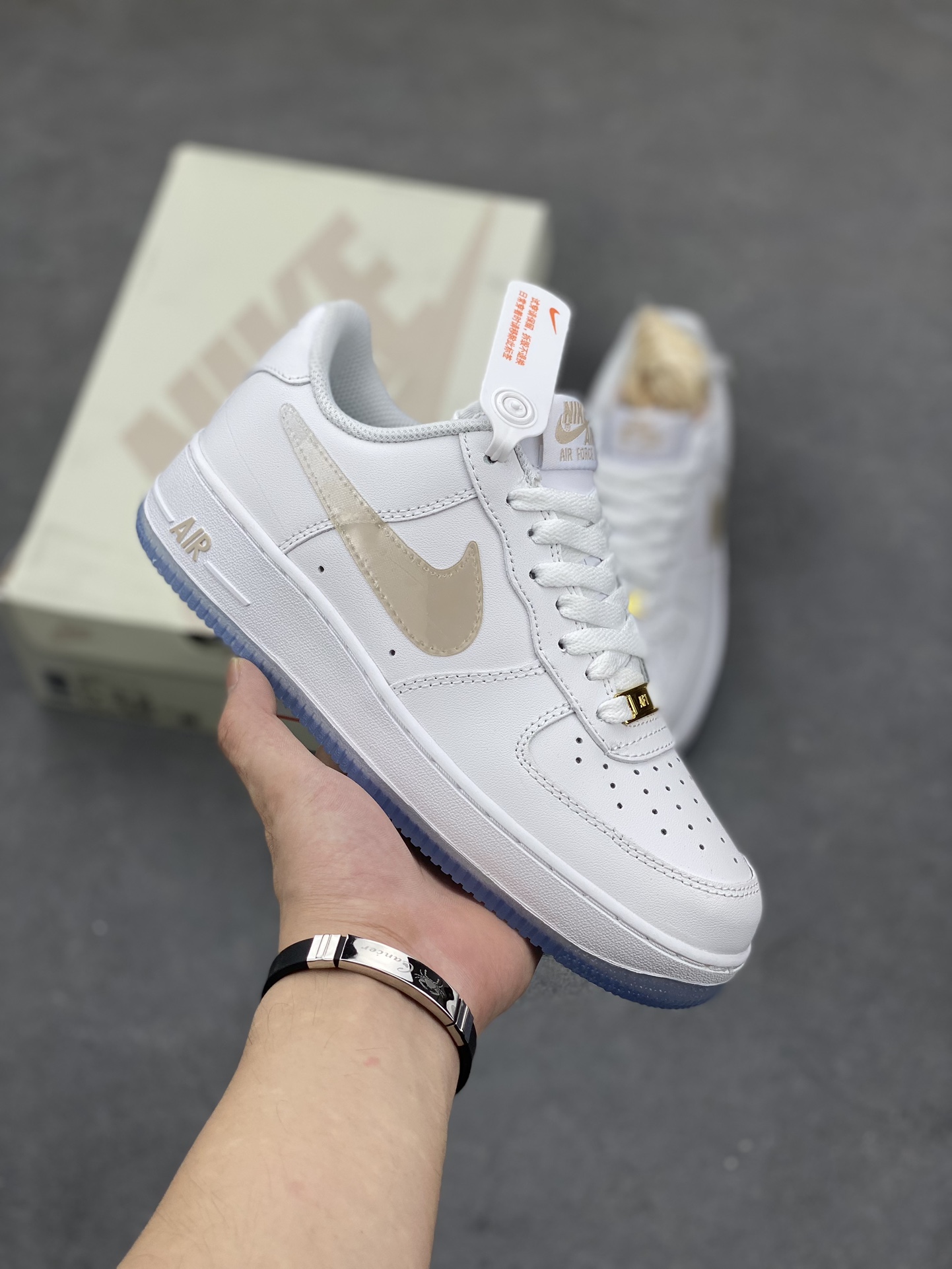 Nike Air Force 1 '07 Low White/Beige Sneakers CO3363-368