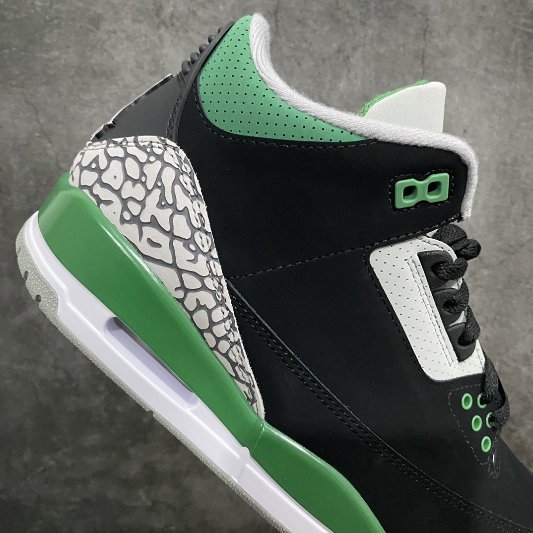 [Little Green x] Air Jordan AJ3 Retro Black Green CT8532-030