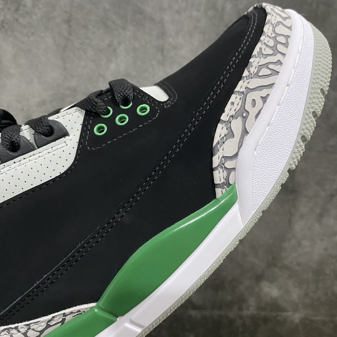 [Little Green x] Air Jordan AJ3 Retro Black Green CT8532-030