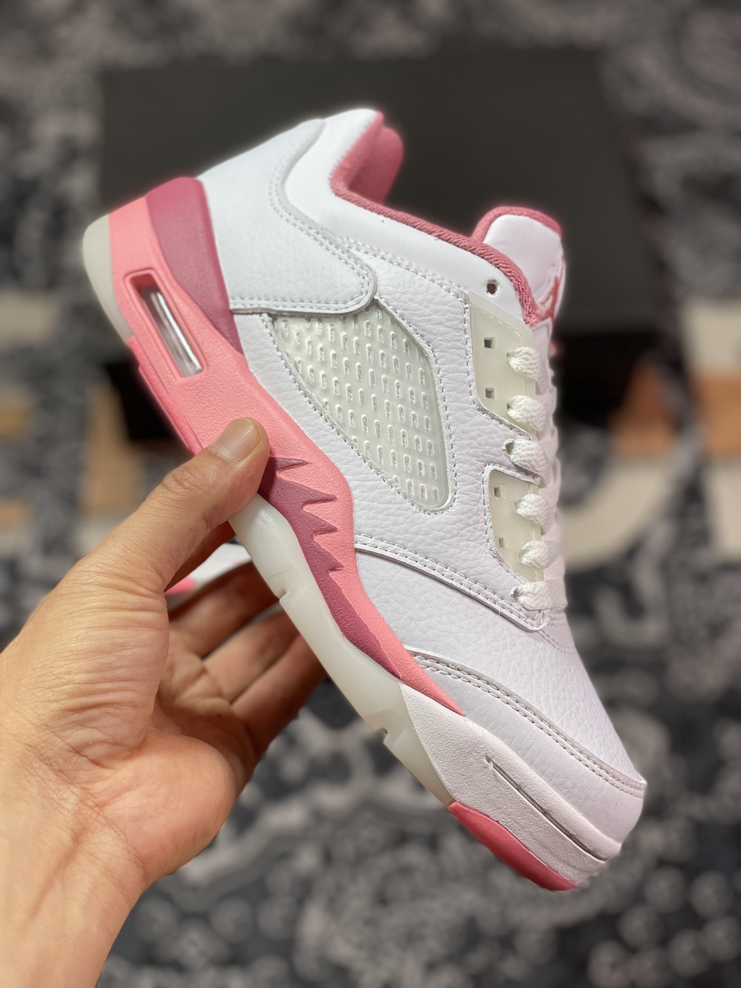 Air Jordan 5 Retro White and Pink DX4390-116