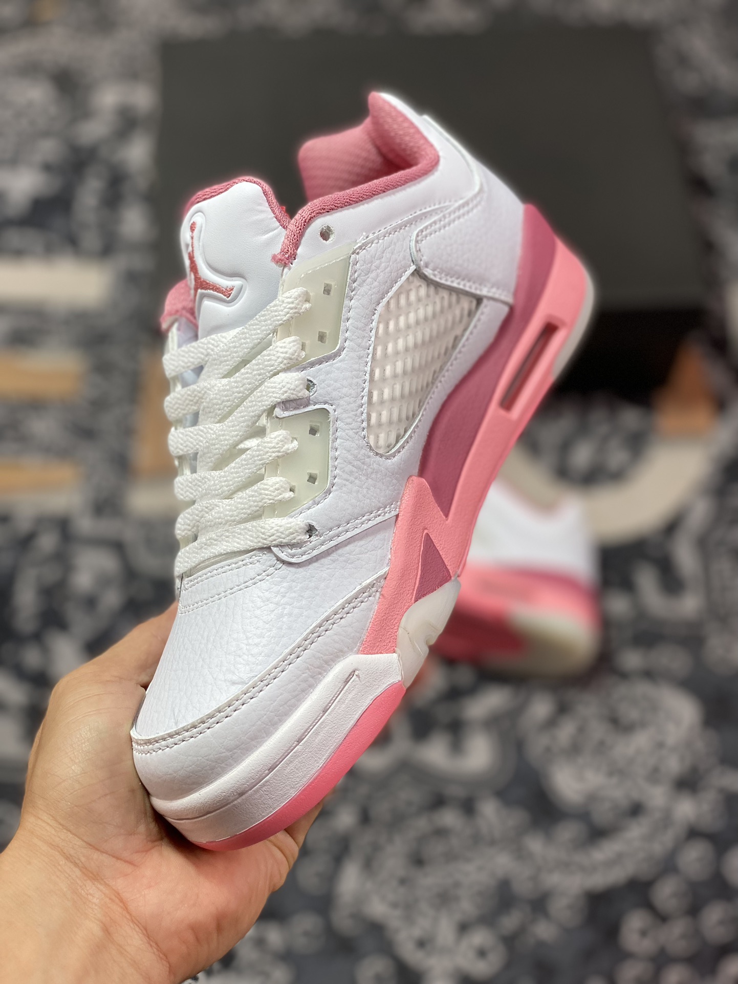 Air Jordan 5 Retro White and Pink DX4390-116