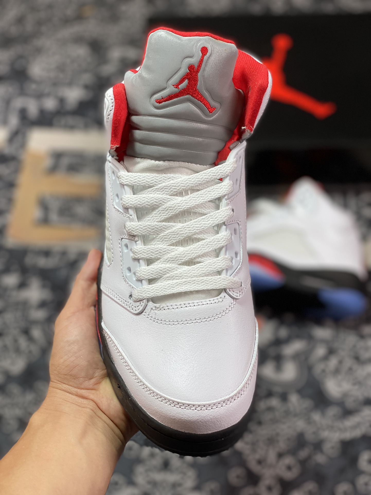 AIR JORDAN 5 fire red ”Ryukawa Kaede” fire red color DA1911-102