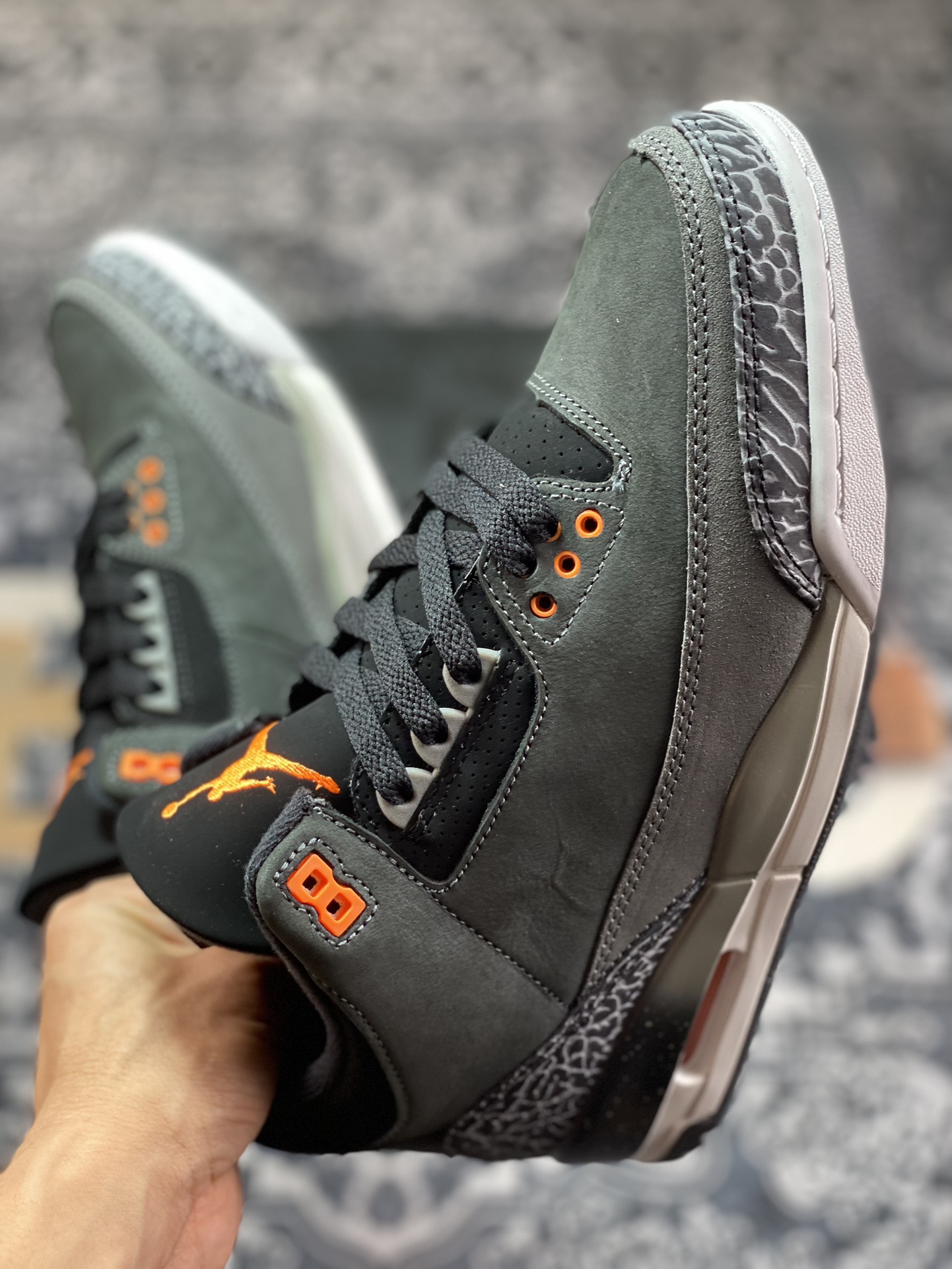 Air Jordan 3 ”Fear” Grey and Black CT8532-080