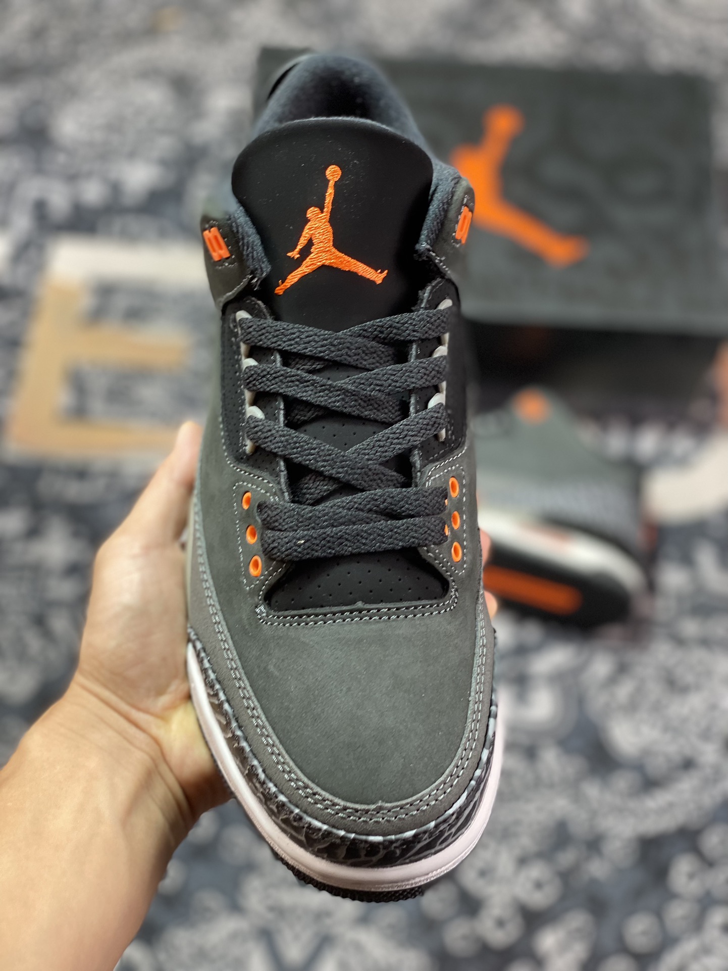 Air Jordan 3 ”Fear” Grey and Black CT8532-080