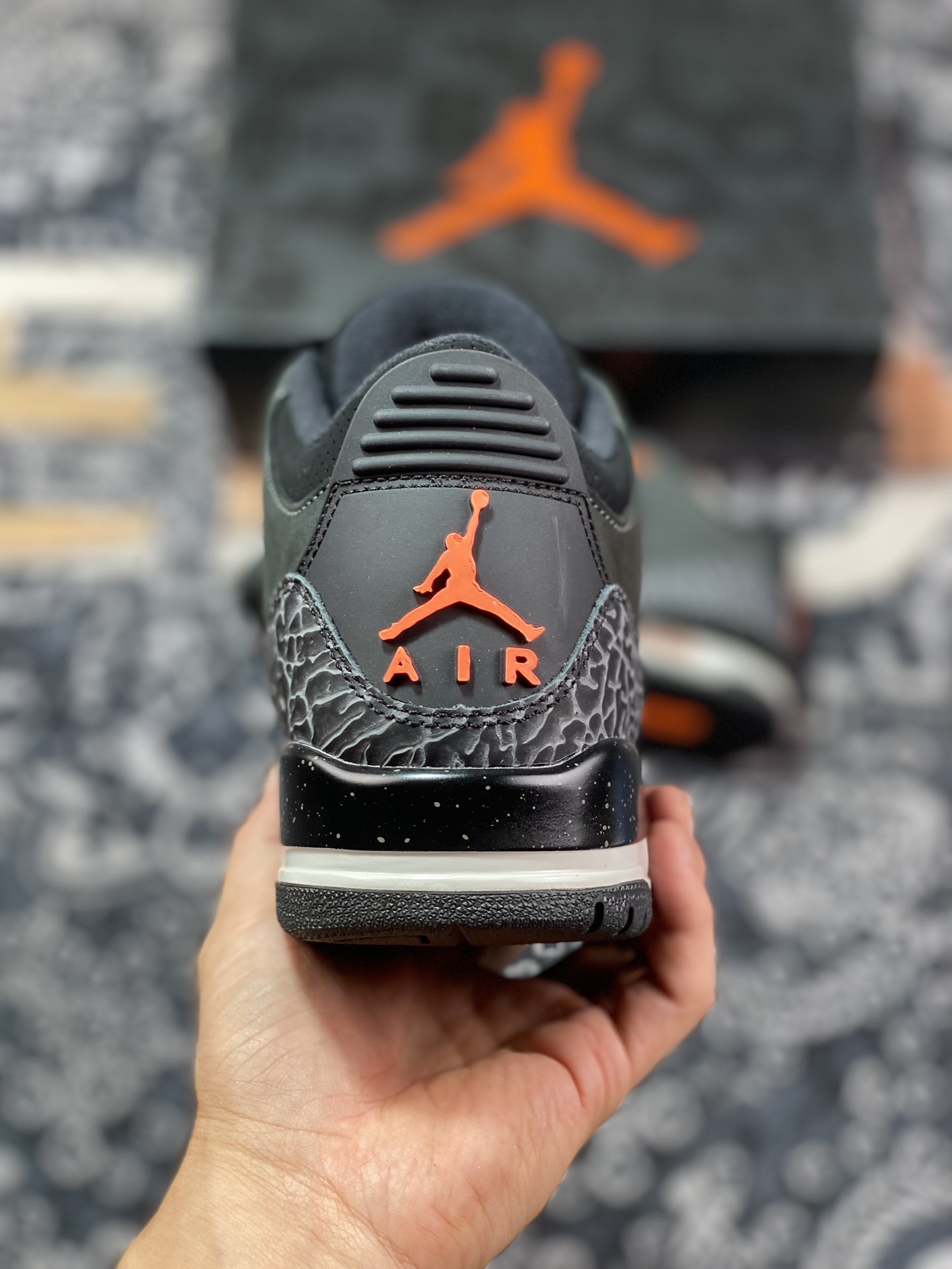 Air Jordan 3 ”Fear” Grey and Black CT8532-080