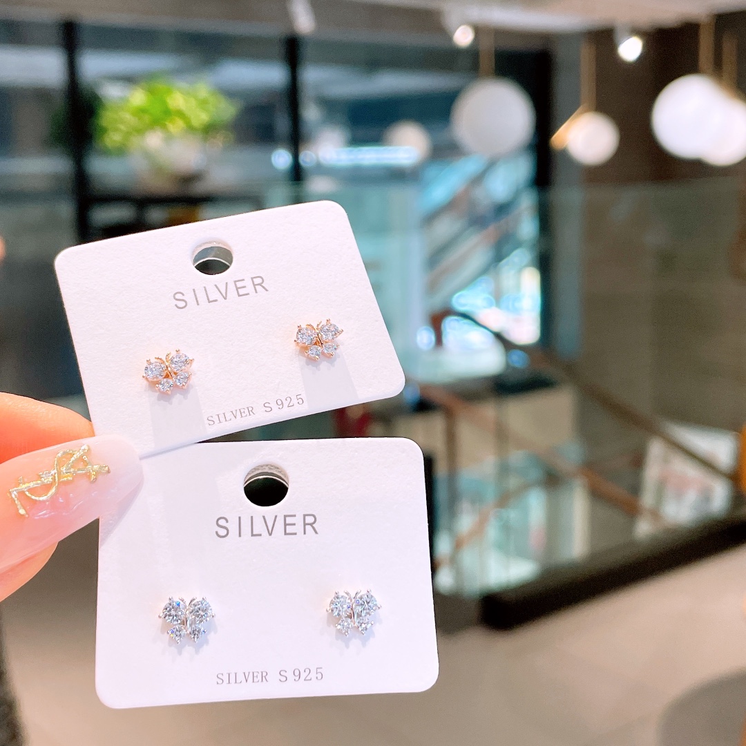 ミニマル高品質シルバーイヤリングシルバー 職場