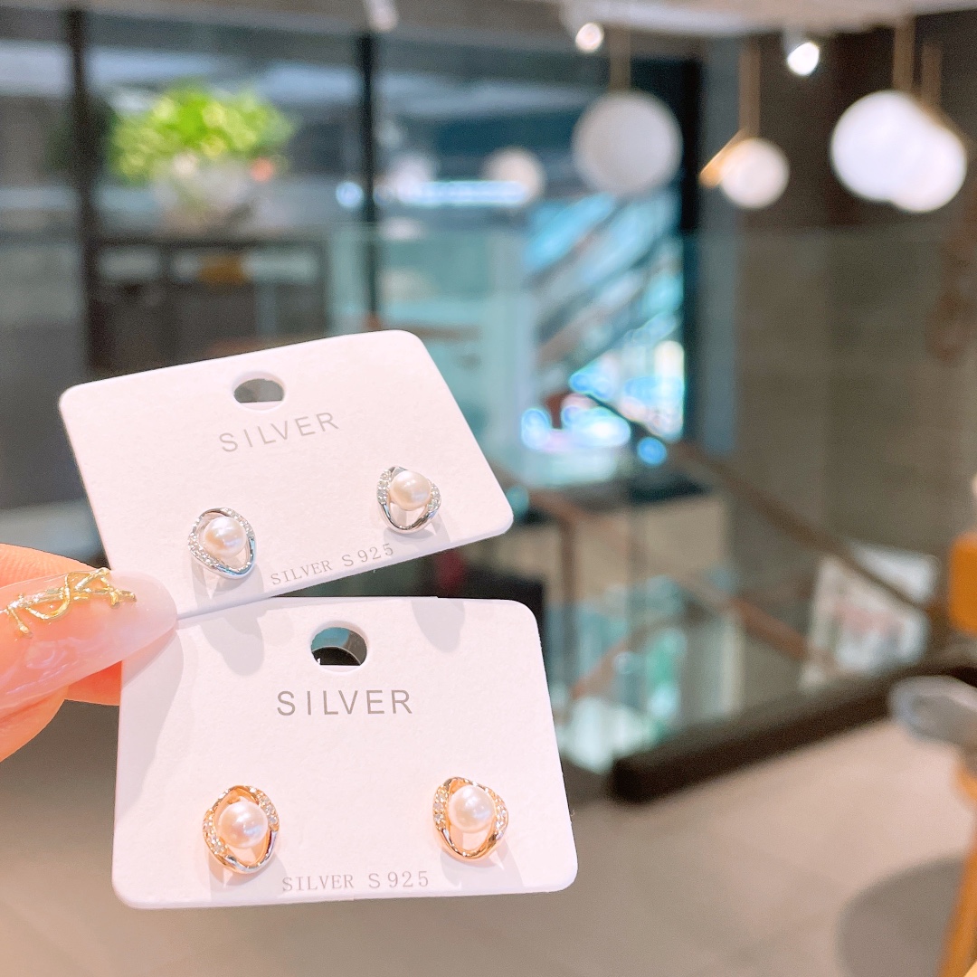 Hypoallergenes Silber Ohrringe Süß & cool Büro Gold