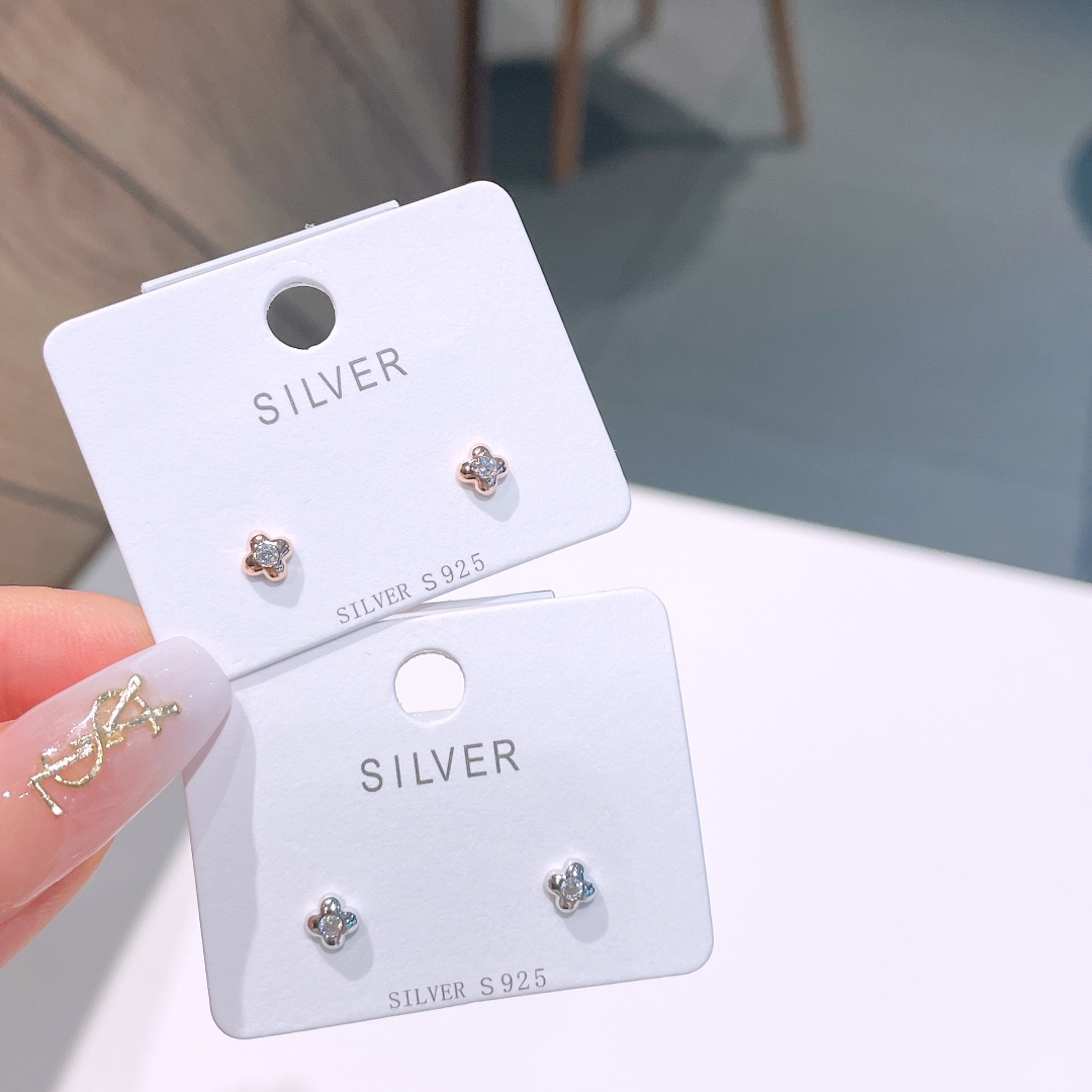 Hypoallergenes Silber Ohrringe Niedlich Vatertag Gold