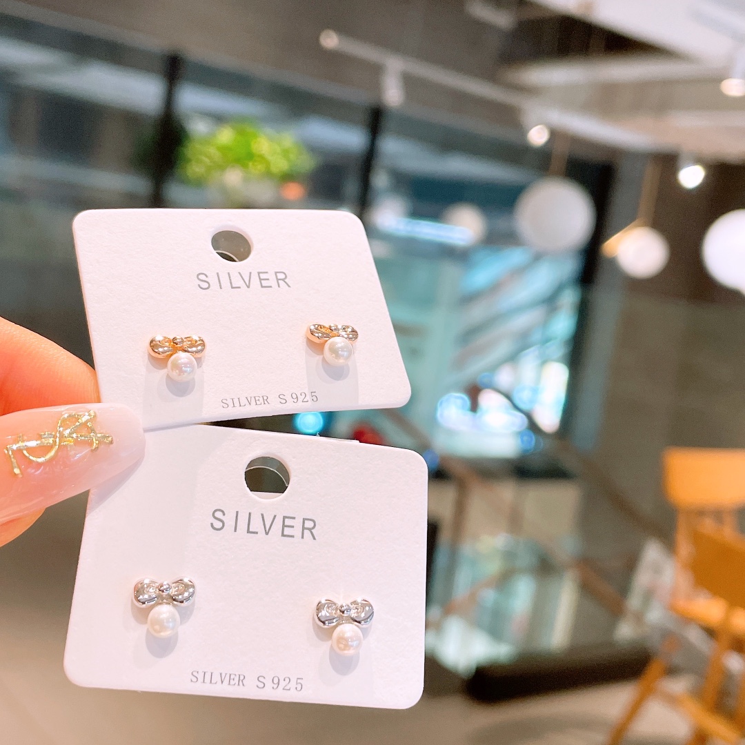 Allergiearmes Silber Ohrringe Minimalistisch Vatertag Silber