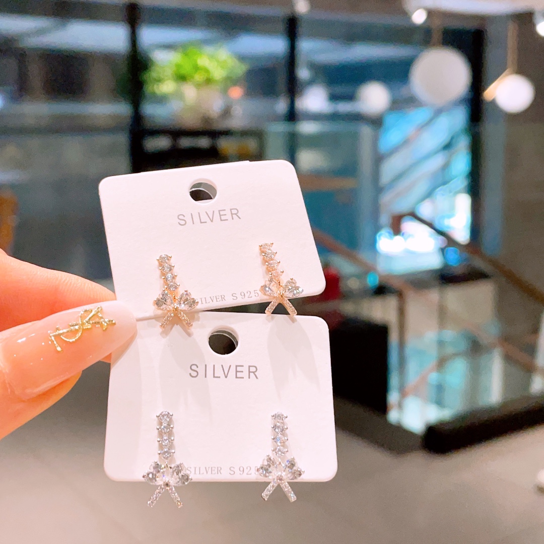 Massivsilber Ohrringe Lebendig Party Gold