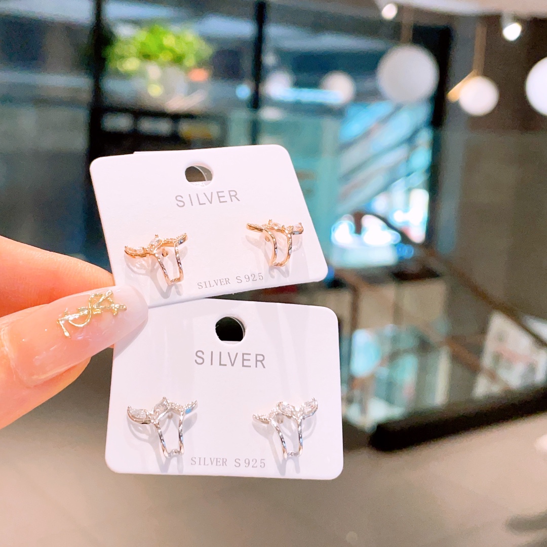 さわやか系低アレルギー銀イヤリングシルバー 旅行